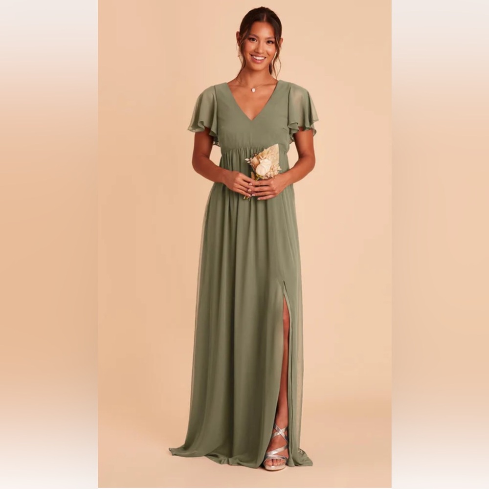 Moss Green Full Length Dress